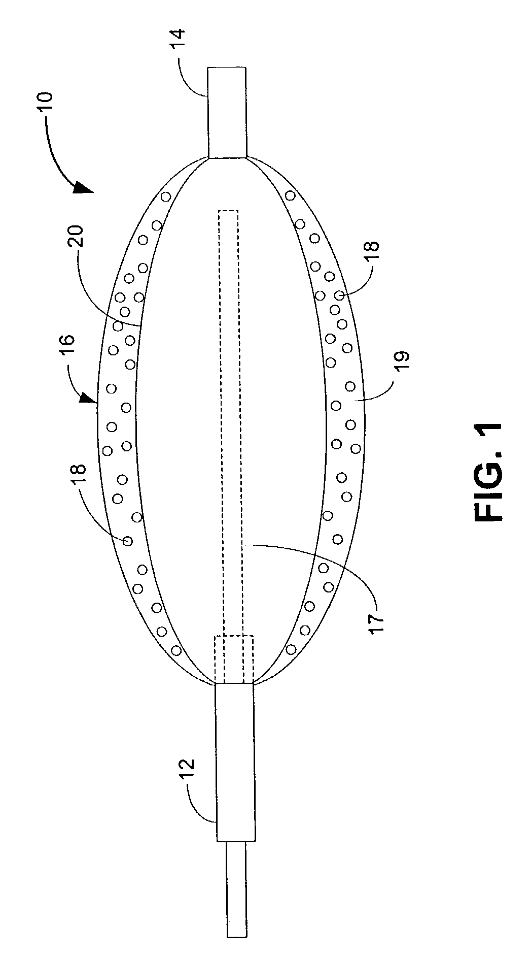 Drug eluting medical device with an expandable portion for drug release