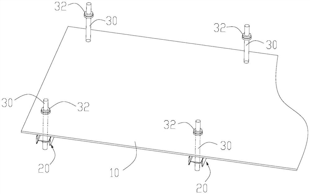 Protective device for road-crossing cast-in-place box girder construction and construction method thereof