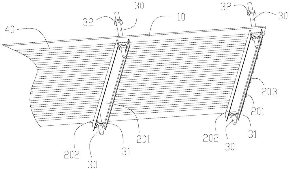 Protective device for road-crossing cast-in-place box girder construction and construction method thereof