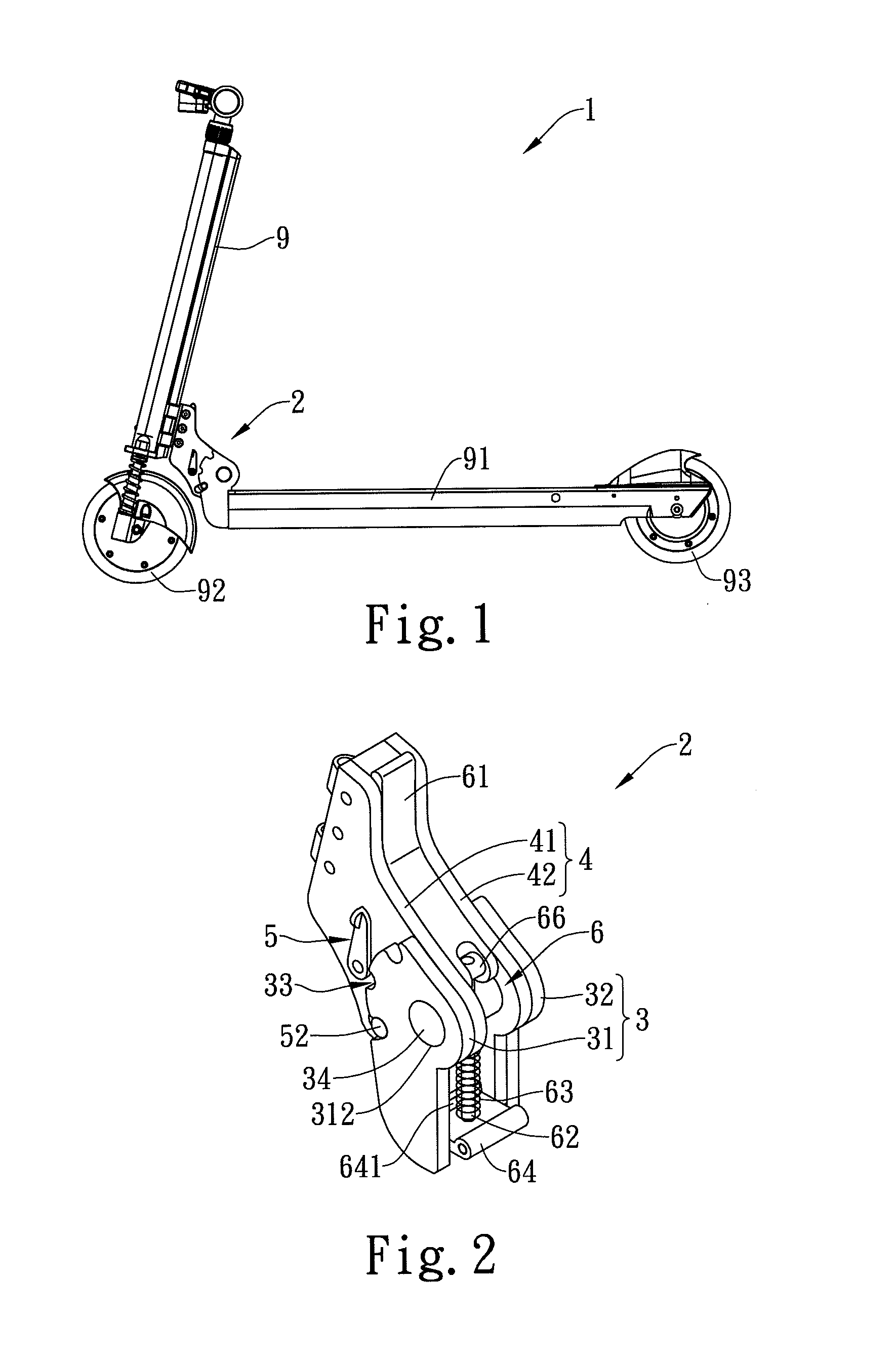 Integrated wheel and electric scooter using the wheel
