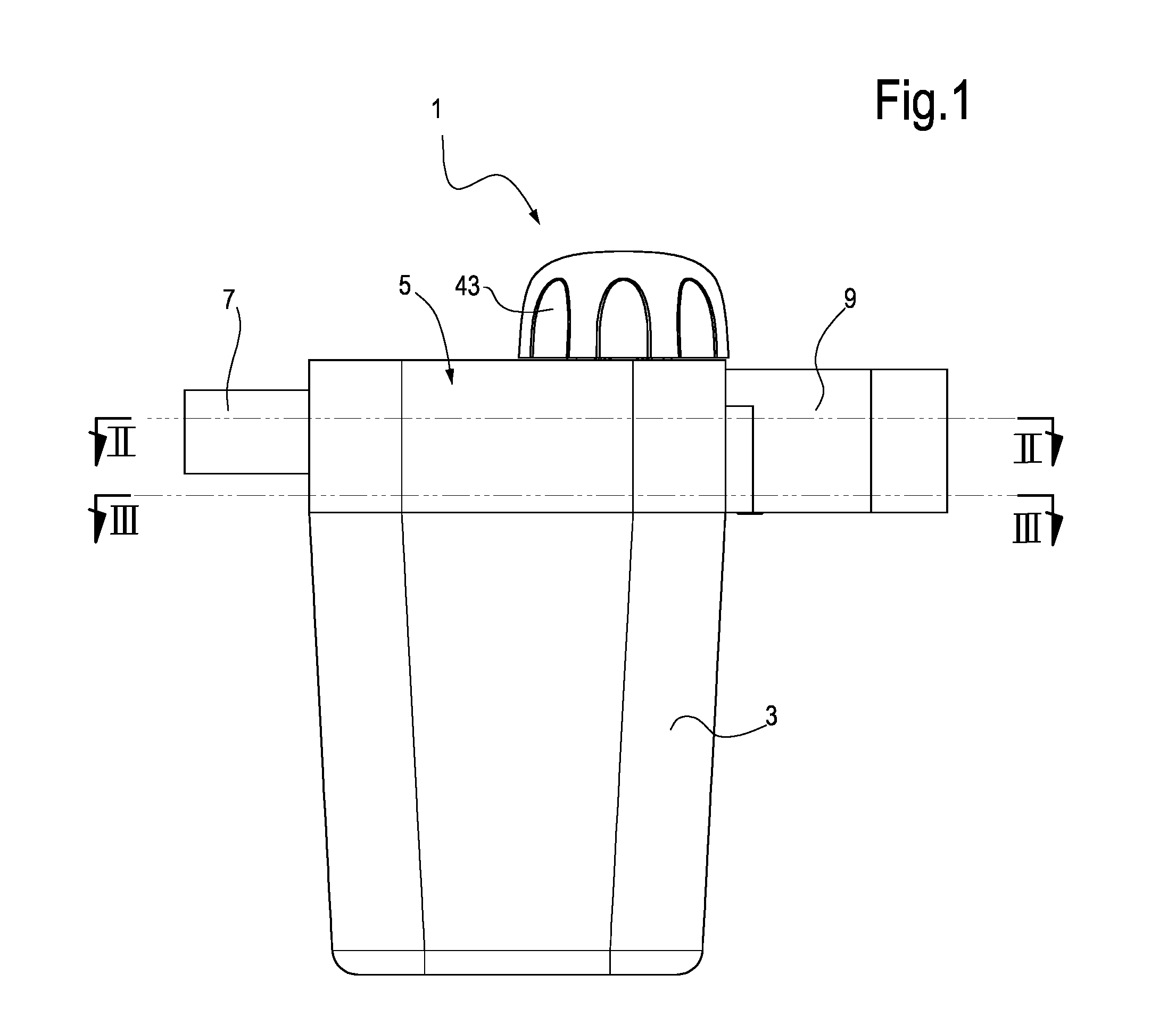 Beverage frothing device and jug comprising said device