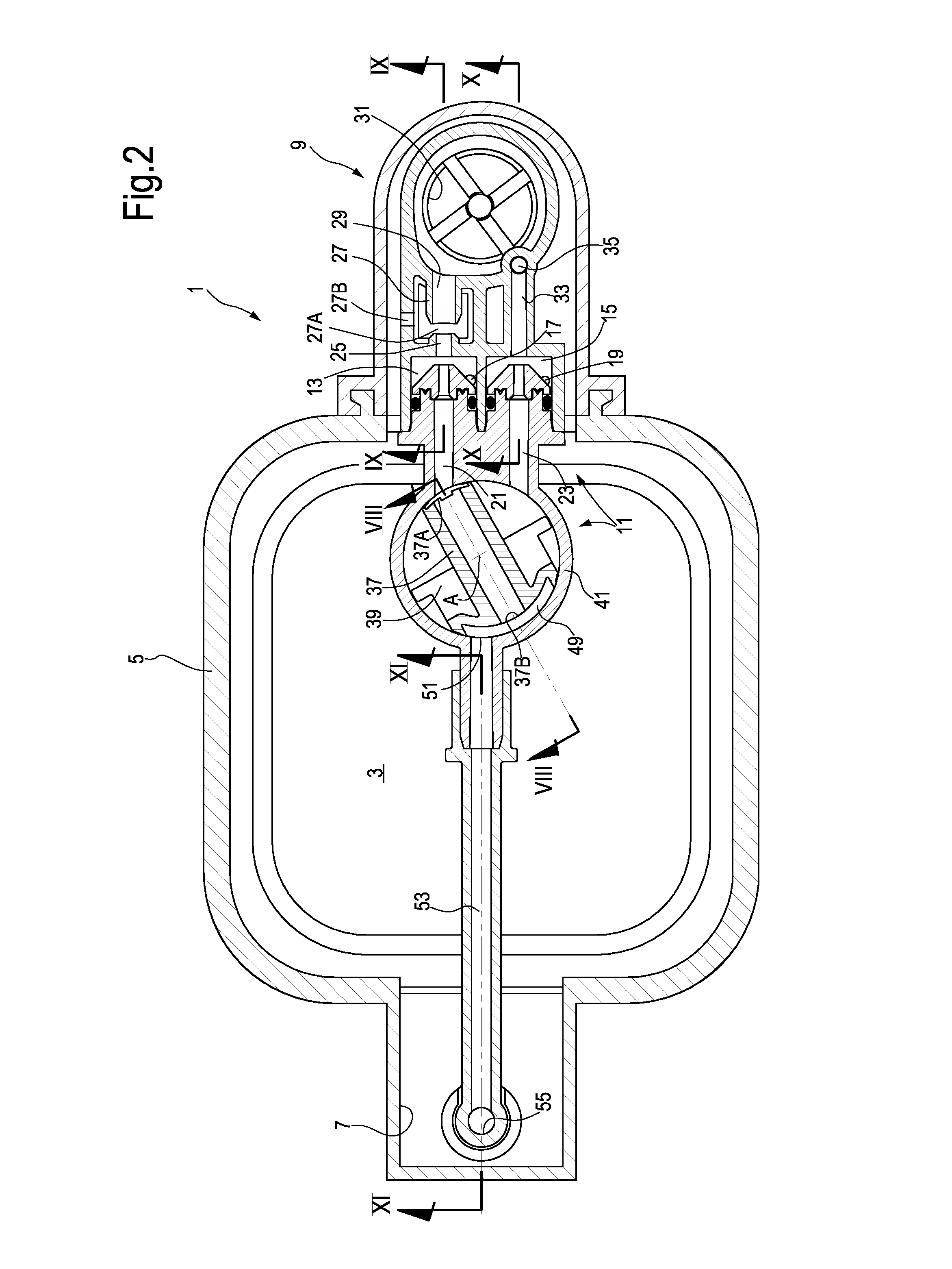 Beverage frothing device and jug comprising said device