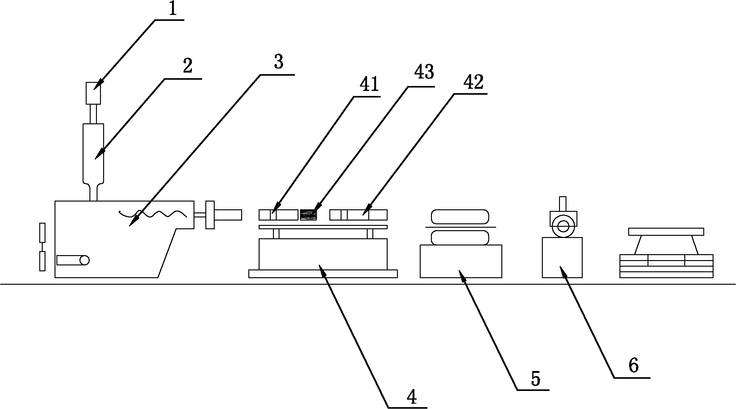 Method for preparing wood plastic composite material sections with embossing