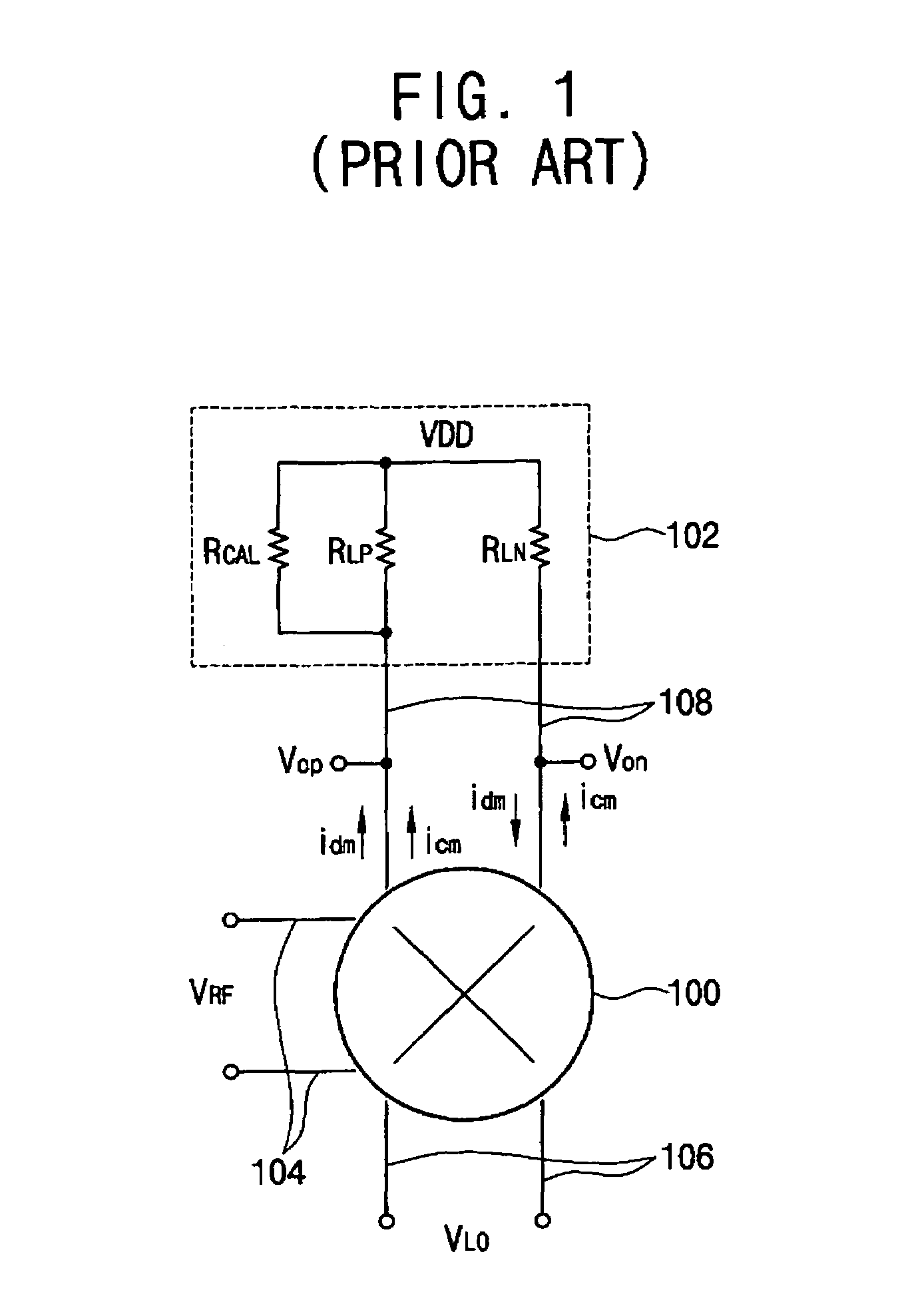 Circuit for reducing second order intermodulation