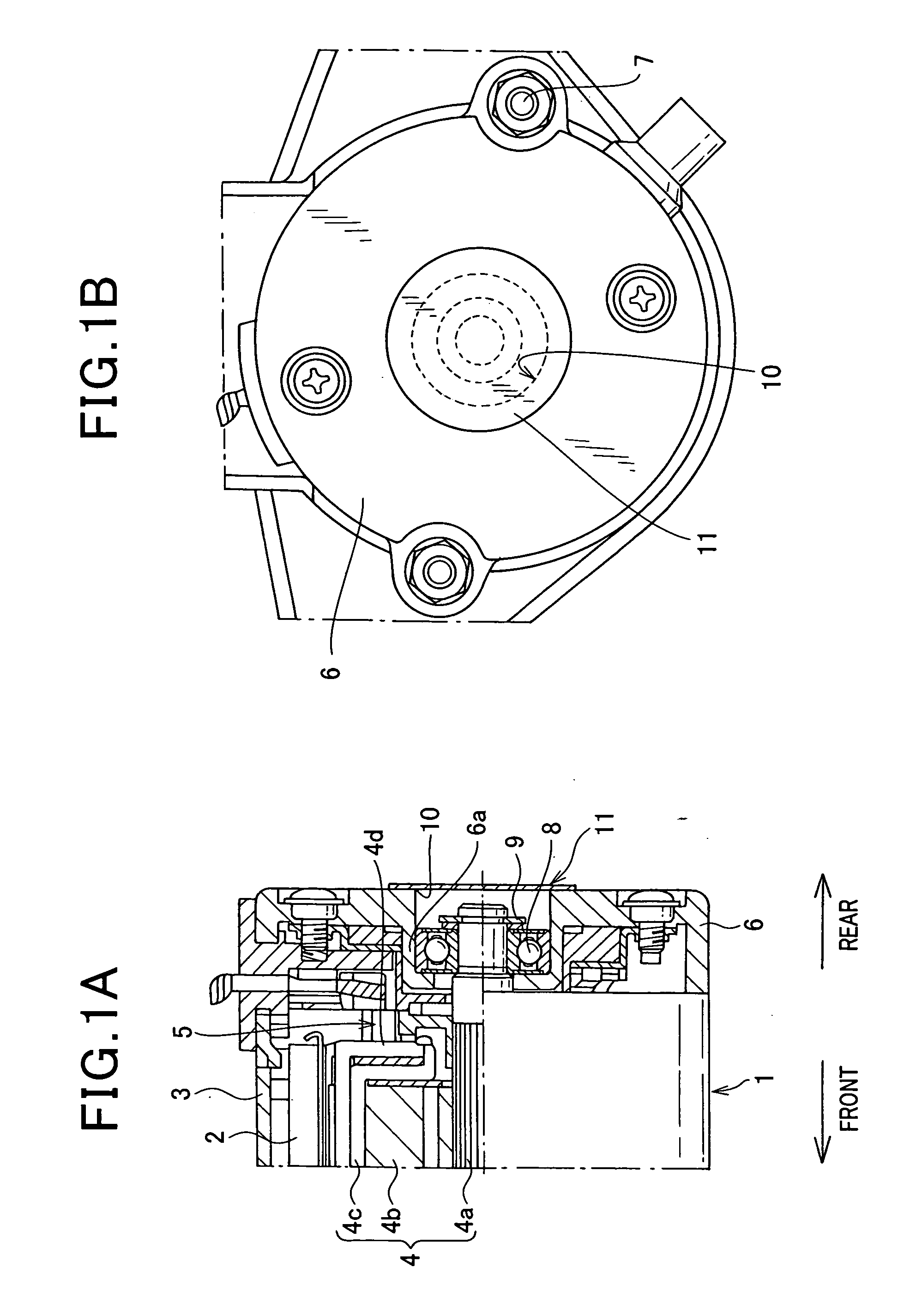 Starter motor having seal plate to seal bearing box formed in end frame
