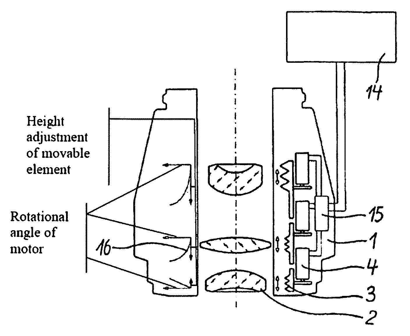 Controller for actuators in microscope lenses