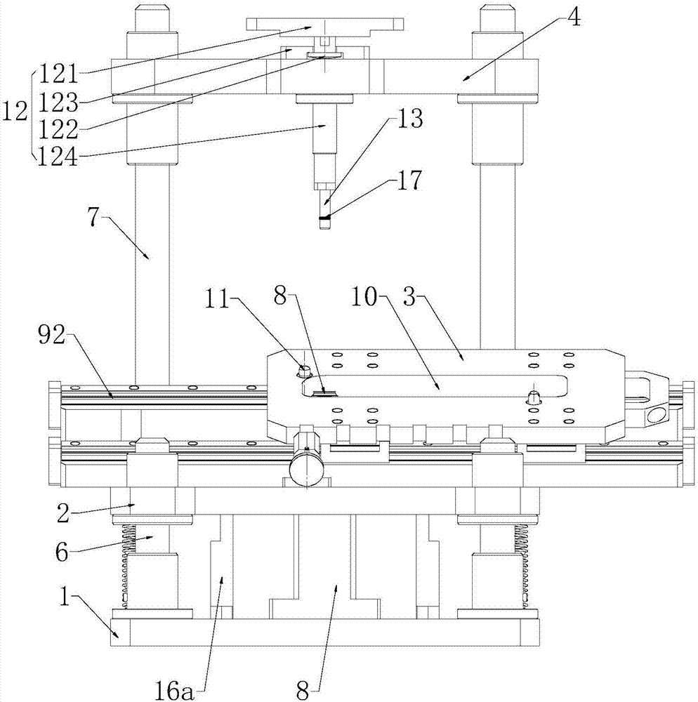 Pressing-mounting equipment for pressing-mounting of cylinder cover guide pipe and seat ring