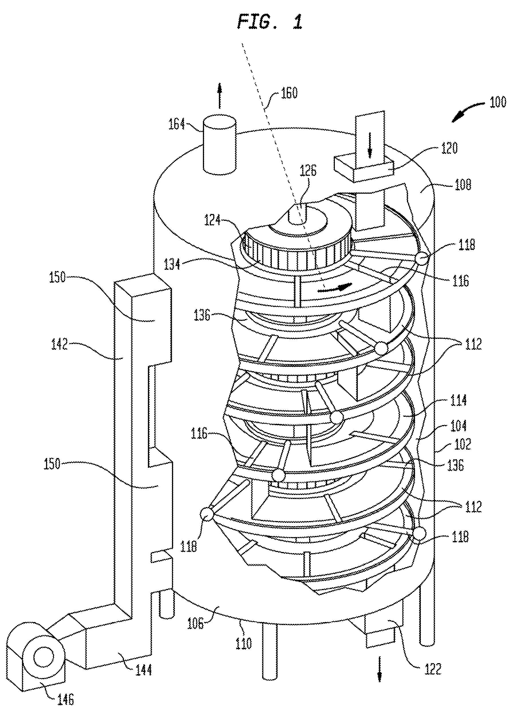 Apparatus and method for the treatment of biosolids