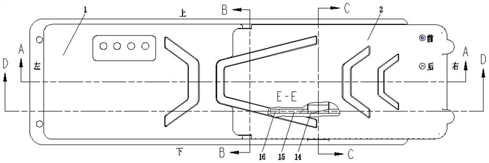 A fast plug-in interconnection structure for power supply of logistics monitoring equipment