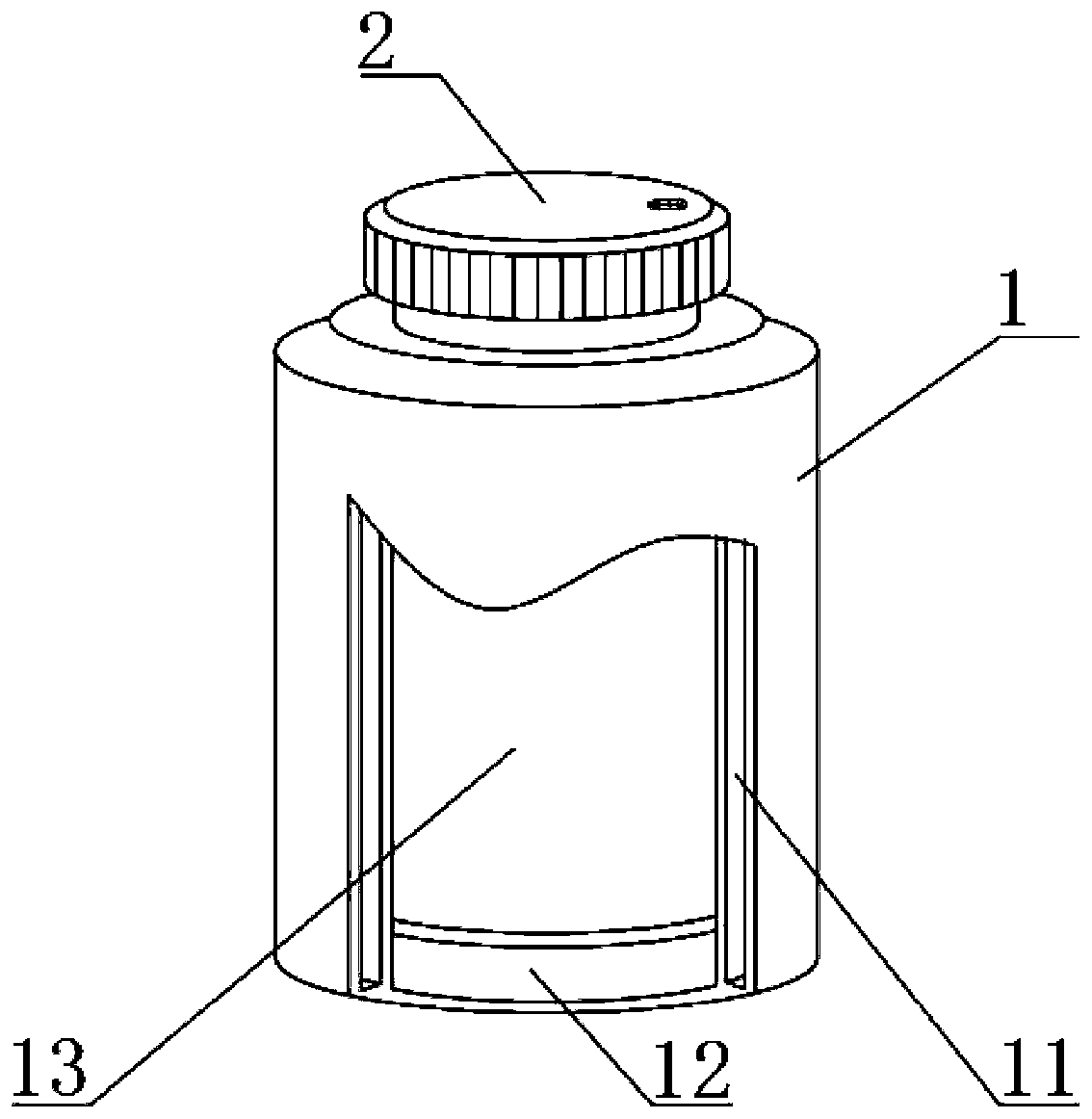 Extraction and separation device for brown carbon