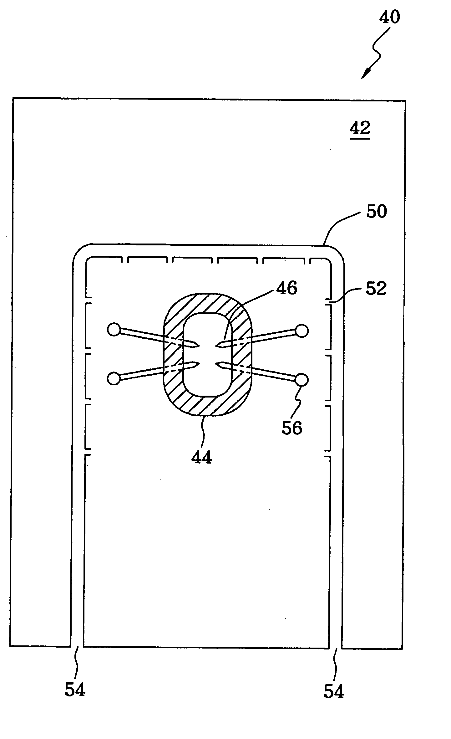 Probe card for testing a semiconductor