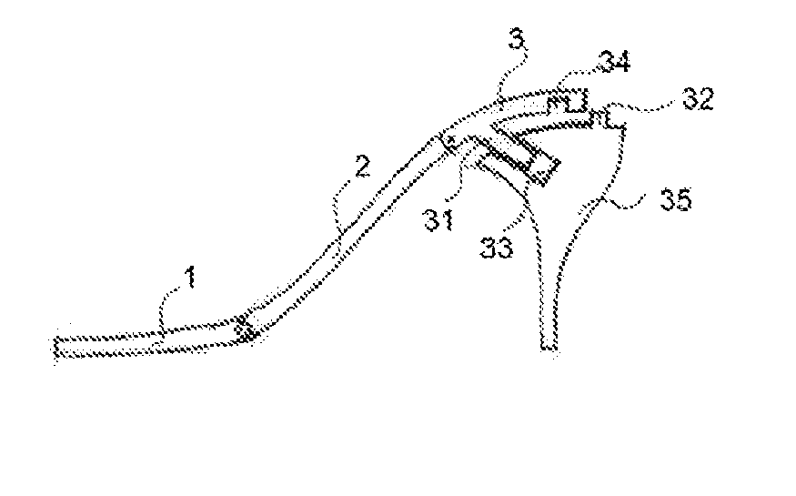 Adjustable shoe and method for adjusting a shoe