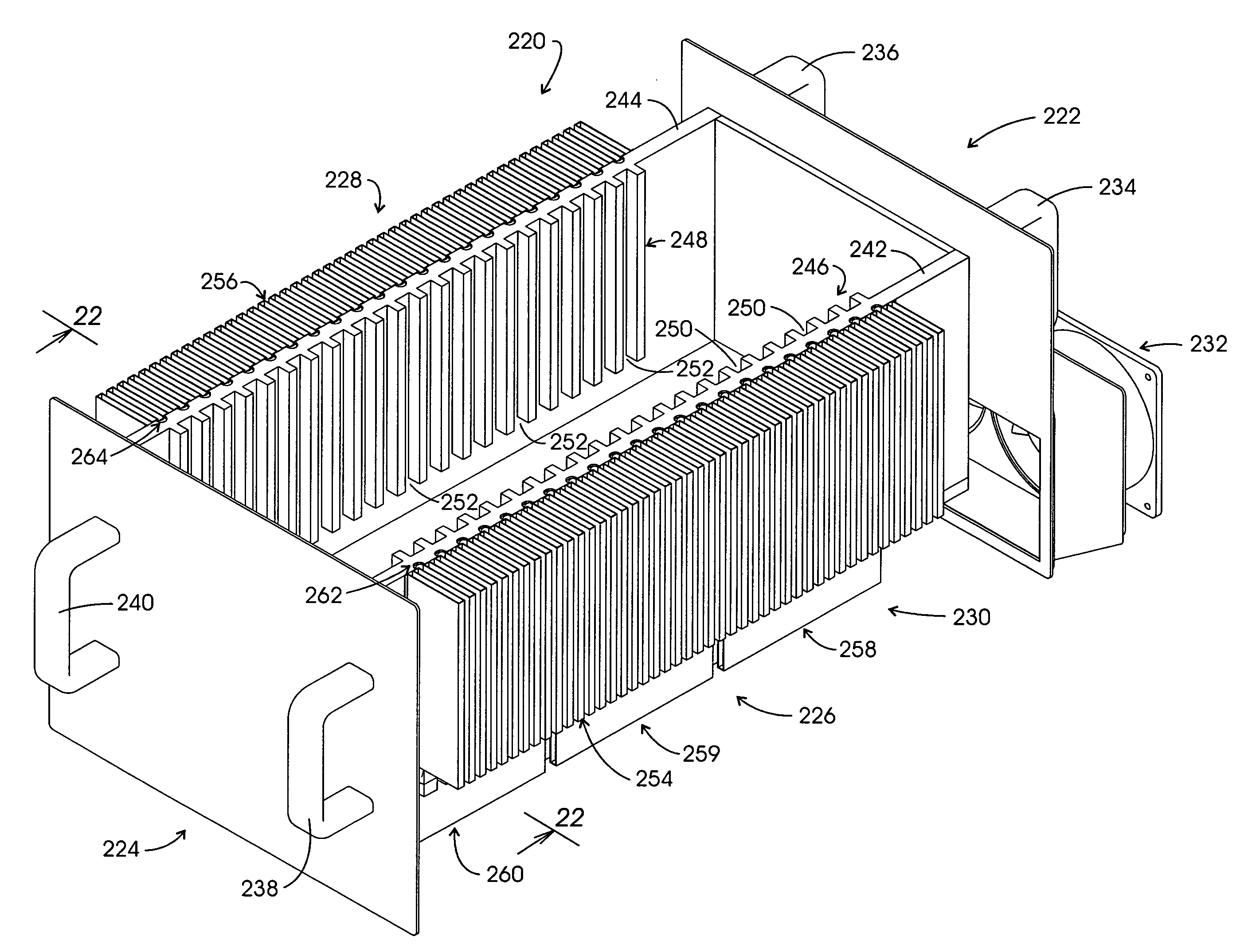 Method and system for dissipating thermal energy from conduction-cooled circuit card assemblies which employ remote heat sinks and heat pipe technology