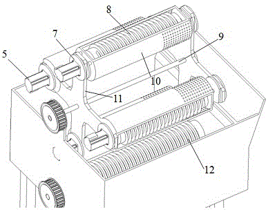 Laundry sheet slurry main-auxiliary two-stage stirring mixing apparatus