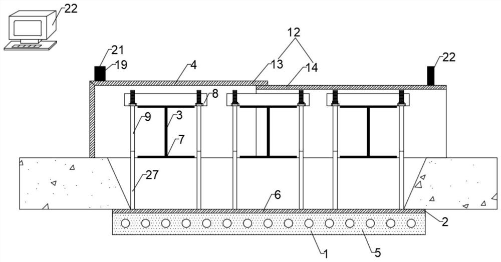 An intelligent protection and sealing device and construction method for a housing construction opening