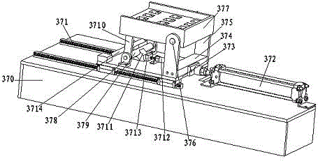 Feeding and recovering device of automobile door limiter body part assembling machine