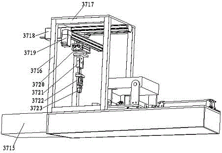 Feeding and recovering device of automobile door limiter body part assembling machine