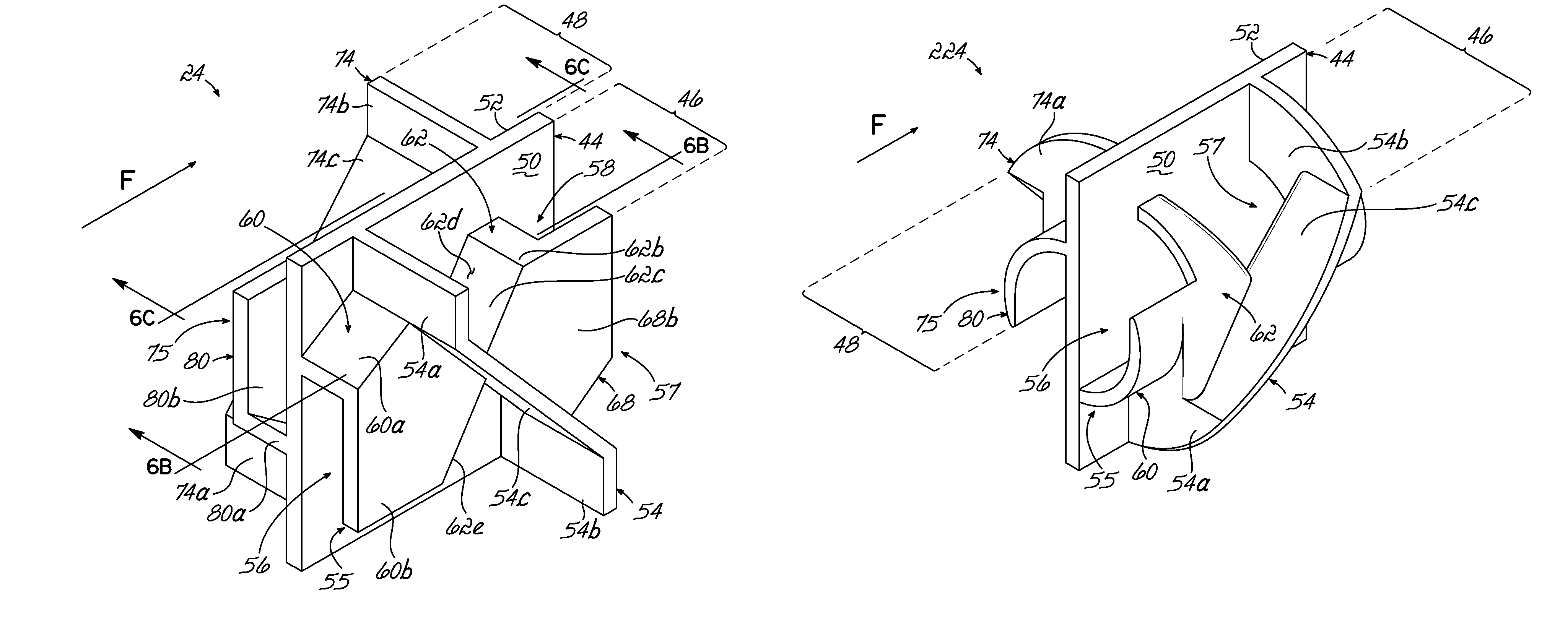 Cross flow inversion baffle for static mixer