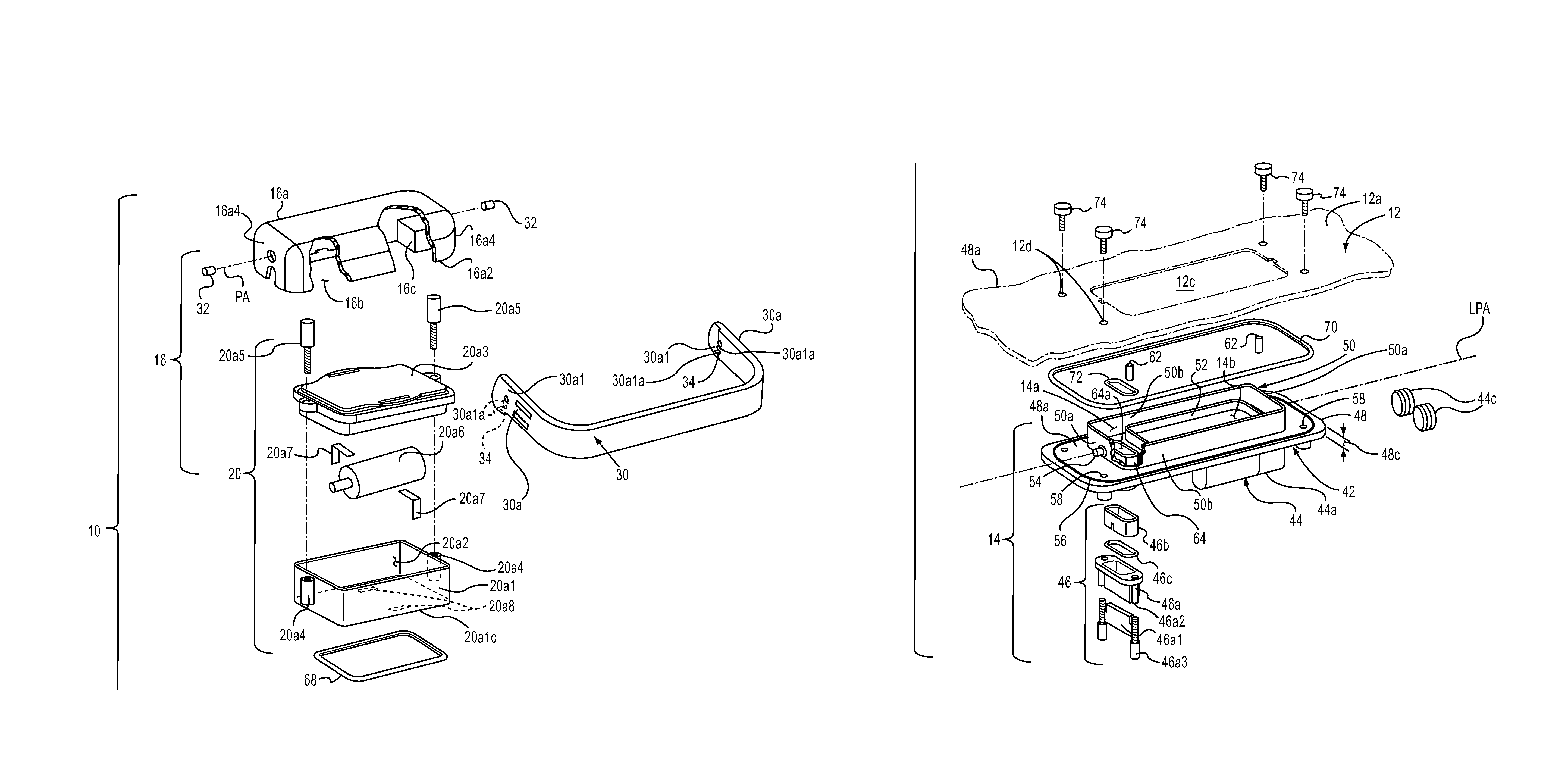 Manual disconnect system