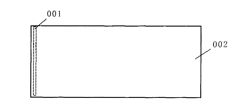 Palm-joint glue spreading method and device of film label