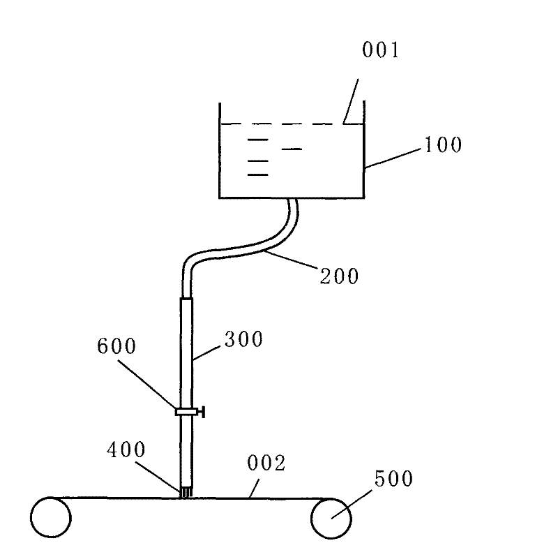 Palm-joint glue spreading method and device of film label