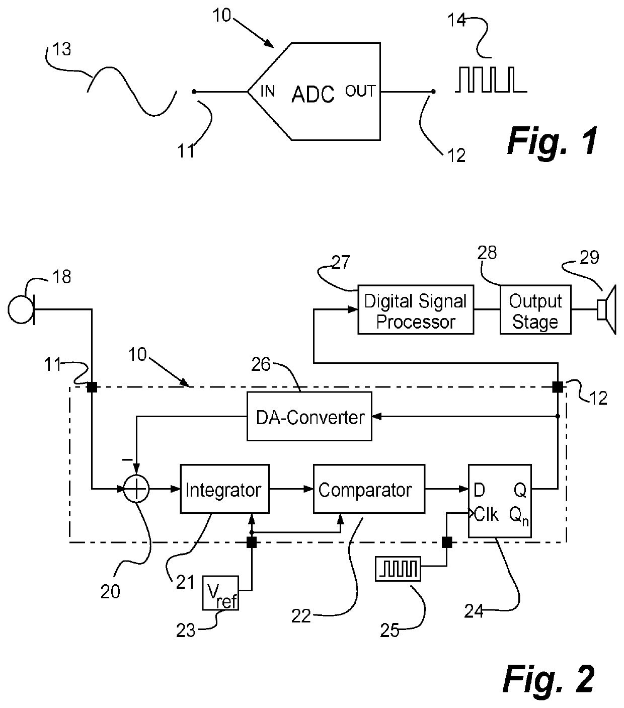 Integrated circuit component for a hearing assistive device