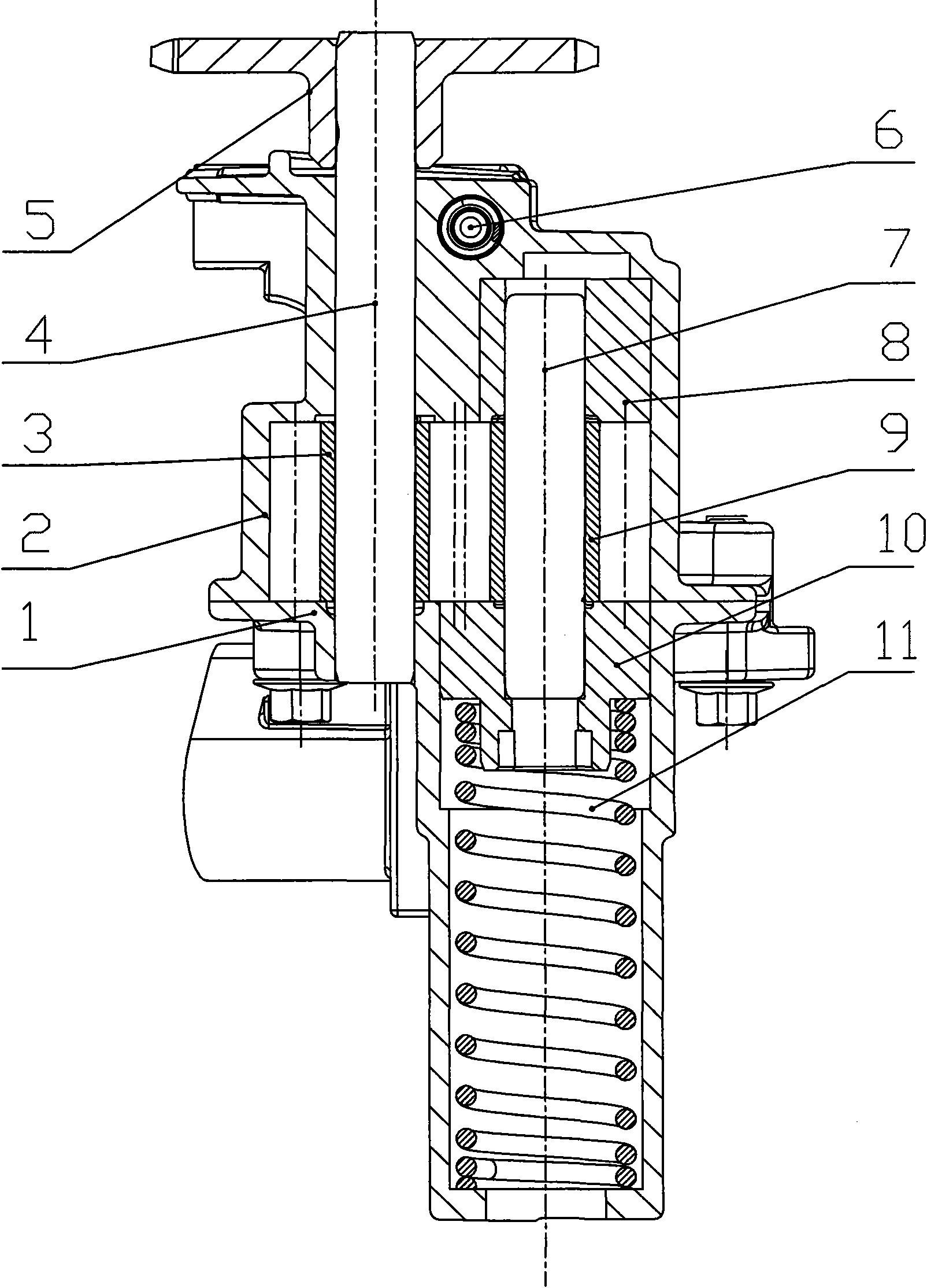Variable-displacement gear-type oil pump