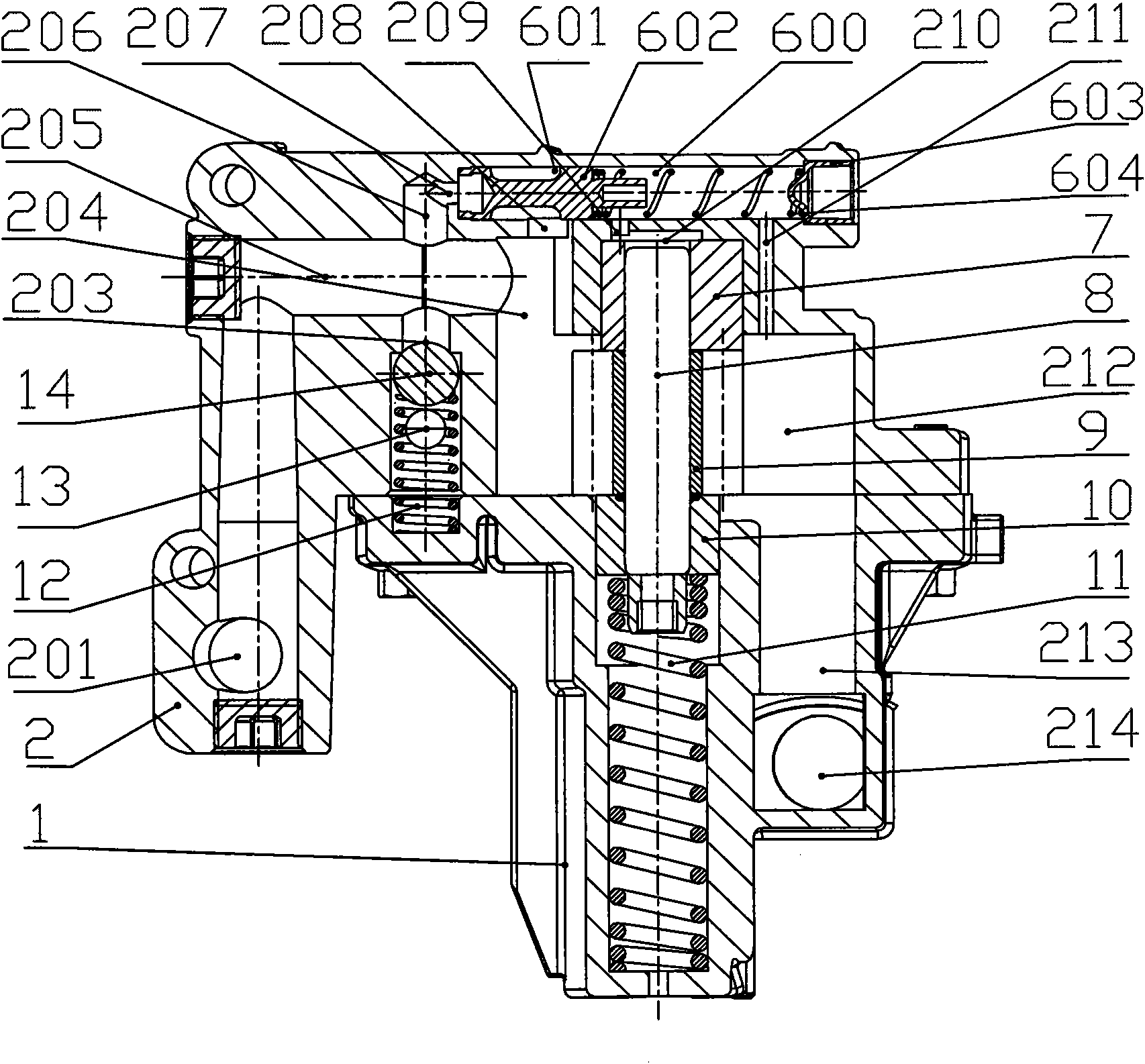 Variable-displacement gear-type oil pump