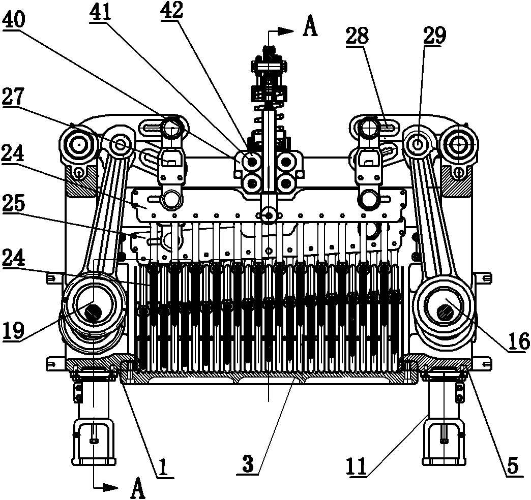 High-speed power-assisting balance electronic jacquard machine