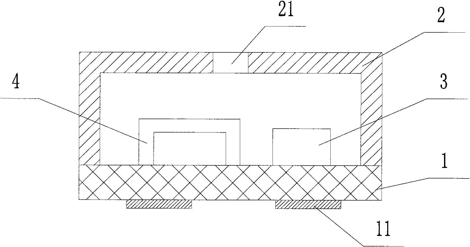 Silicon microphone and packaging structure of product applying same