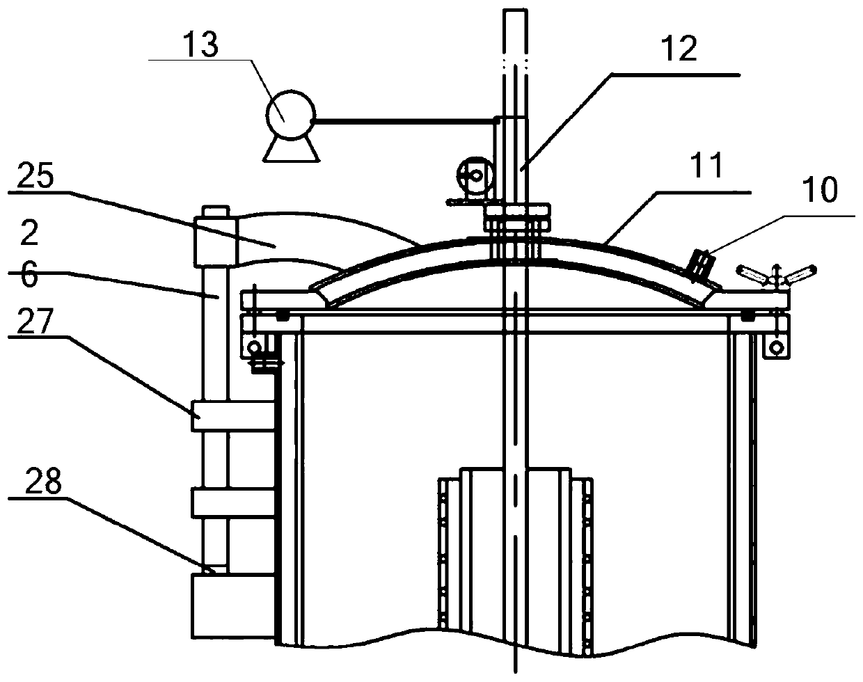 Thermohydraulic experiment system related to the interaction between melt and coolant