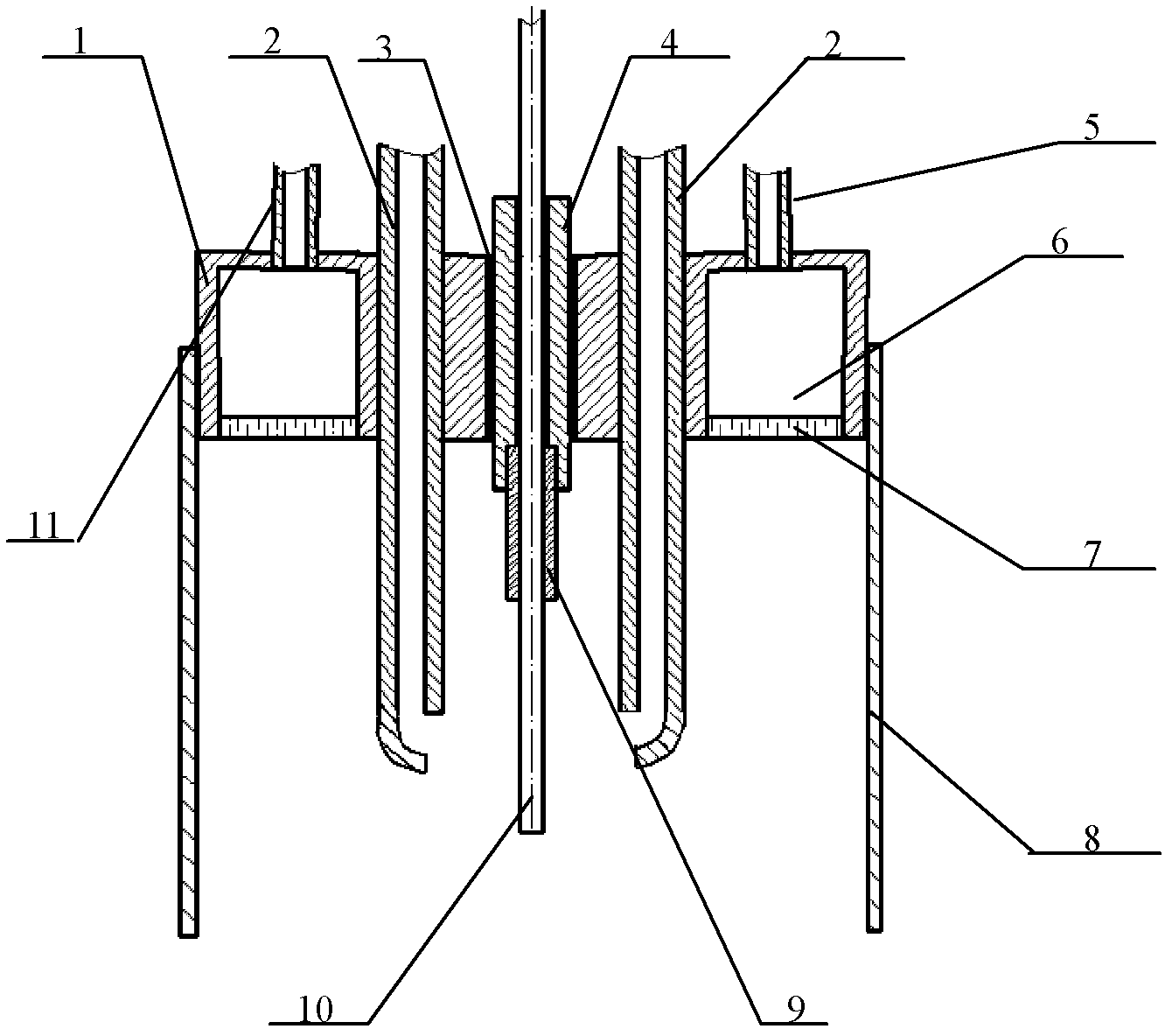 Roller overlaying powder with thin-layer slag protection