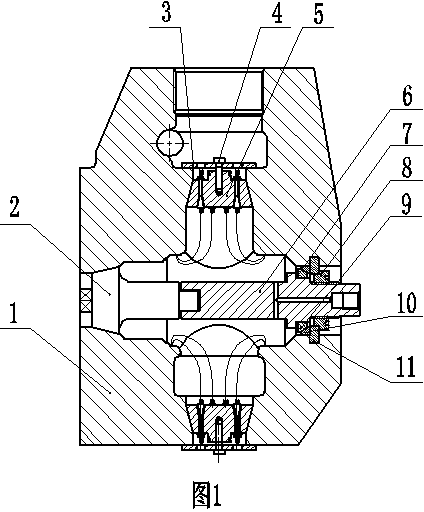 Self-tightening sealing and stress testing device for self-enhancing of ultrahigh-pressure pump head body