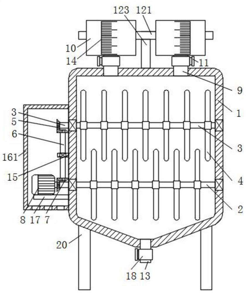 Proportioning device for liquid soap processing