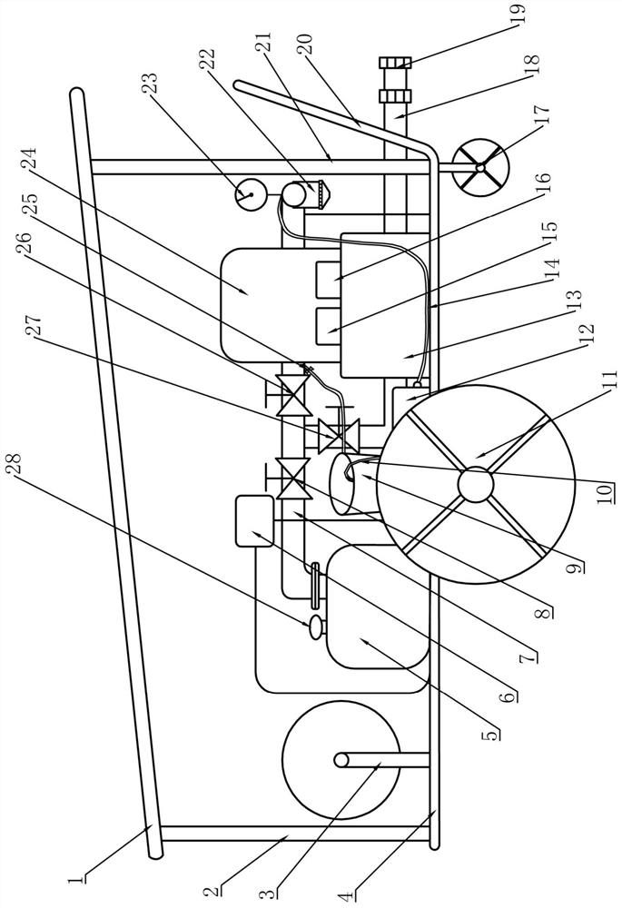 Mobile irrigation vehicle driven by multi-power for water diversion