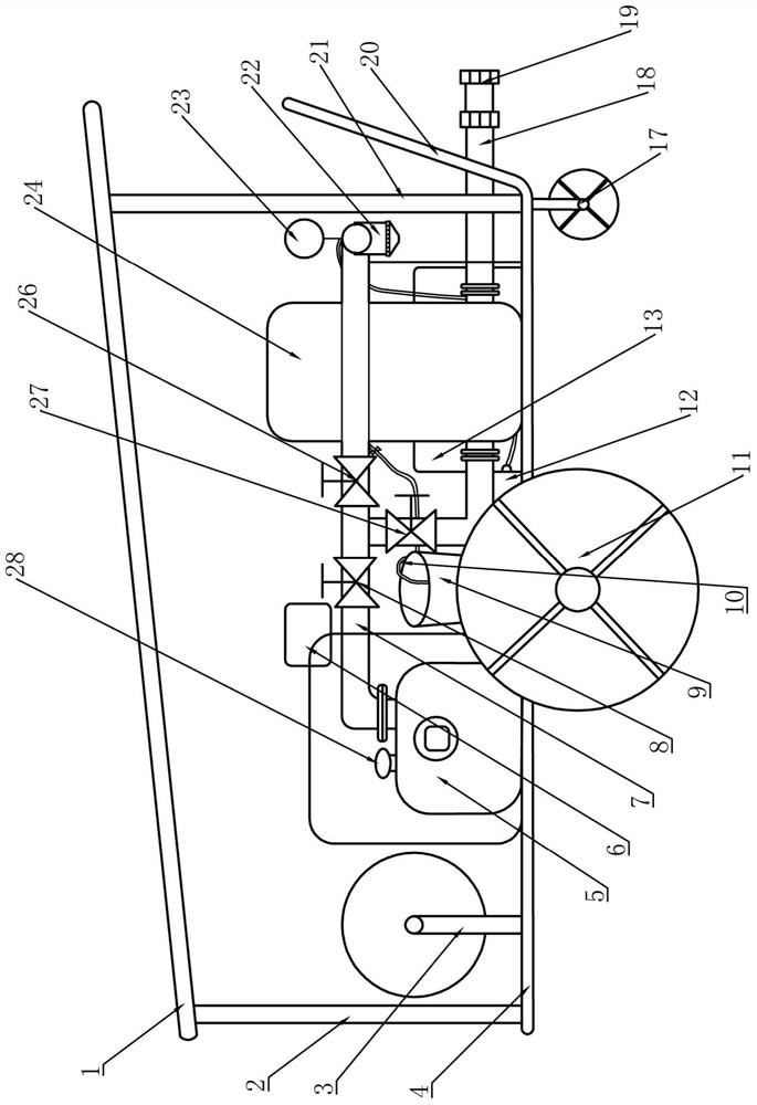 Mobile irrigation vehicle driven by multi-power for water diversion