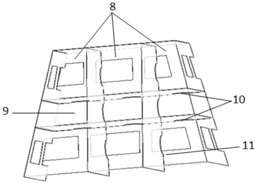 A kind of multifunctional cabin combination artificial fish reef