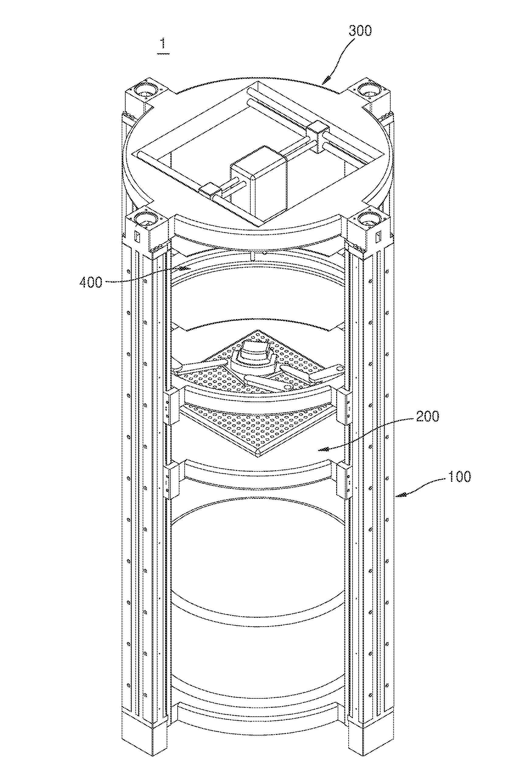 3D printer having dual stage structure