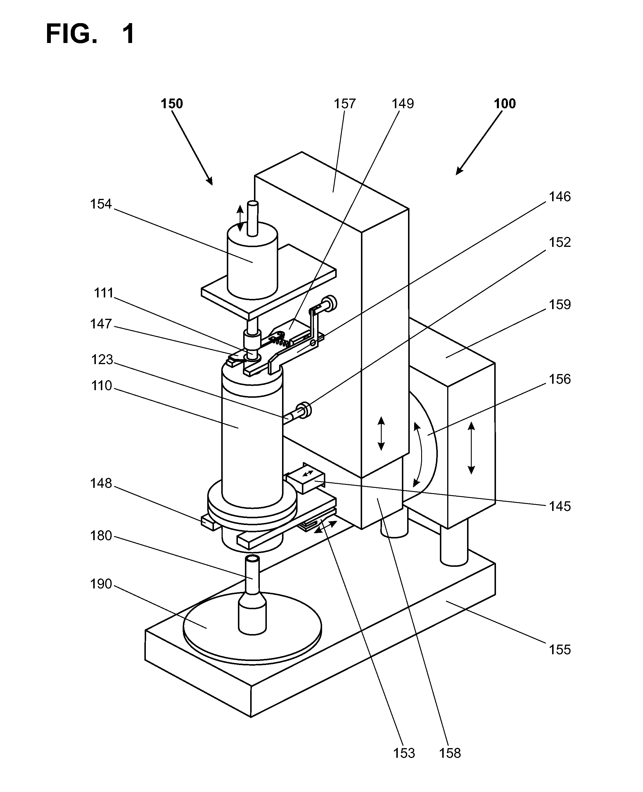 Dosage-dispensing device and dosage-dispensing unit with an electrostatic closure device