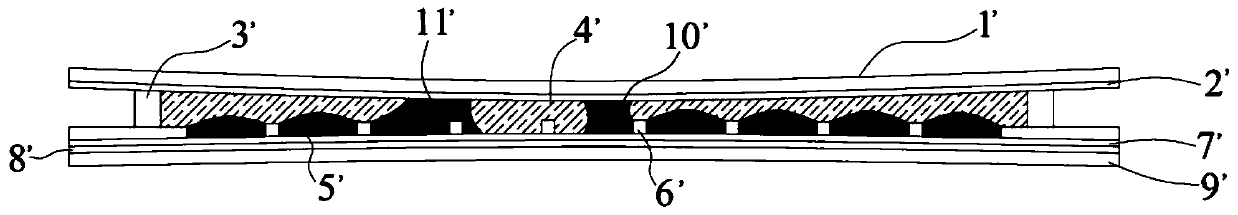 An electrowetting device with a spacer and its preparation method