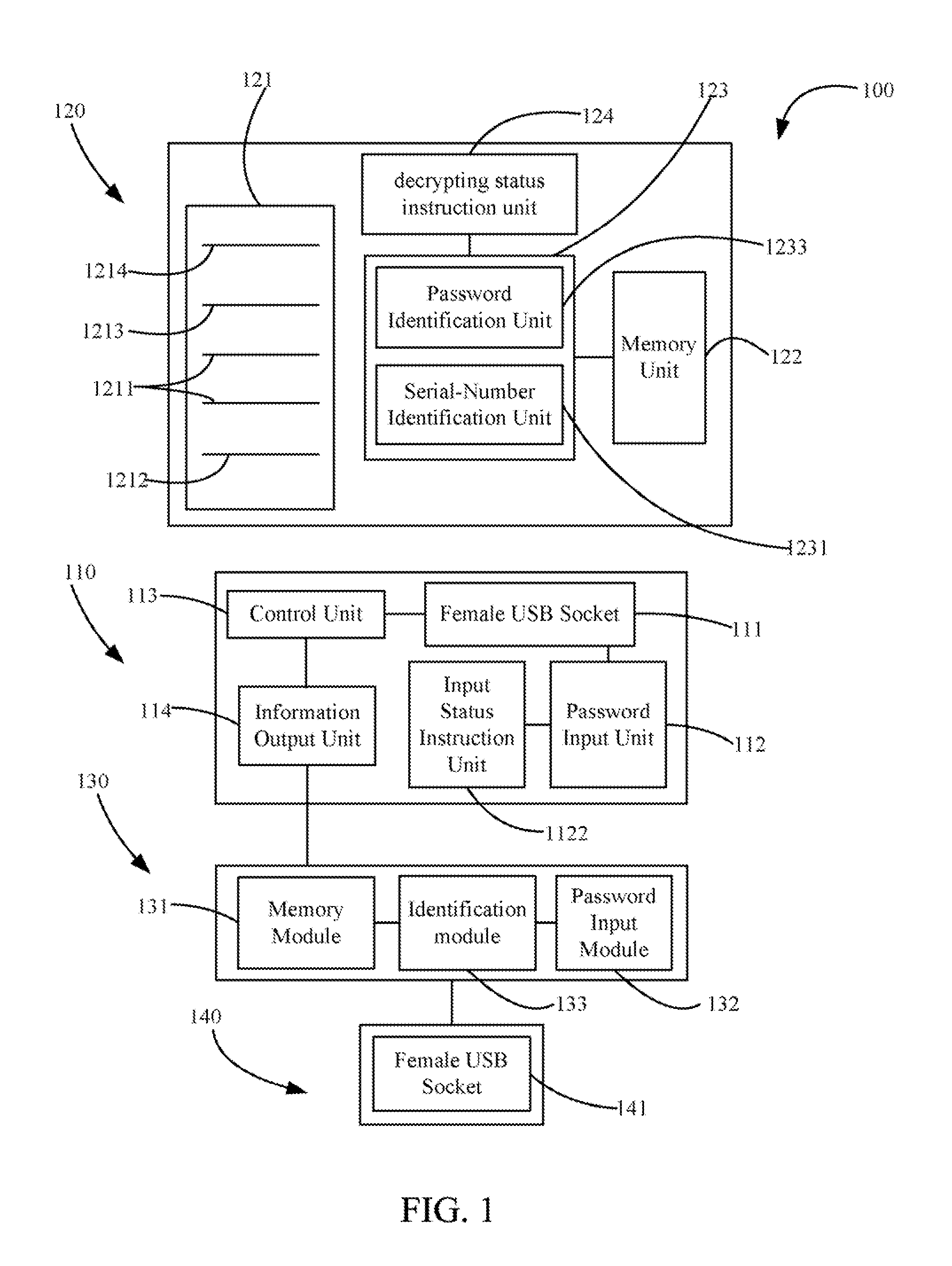 Electronic password lock system and method for its use