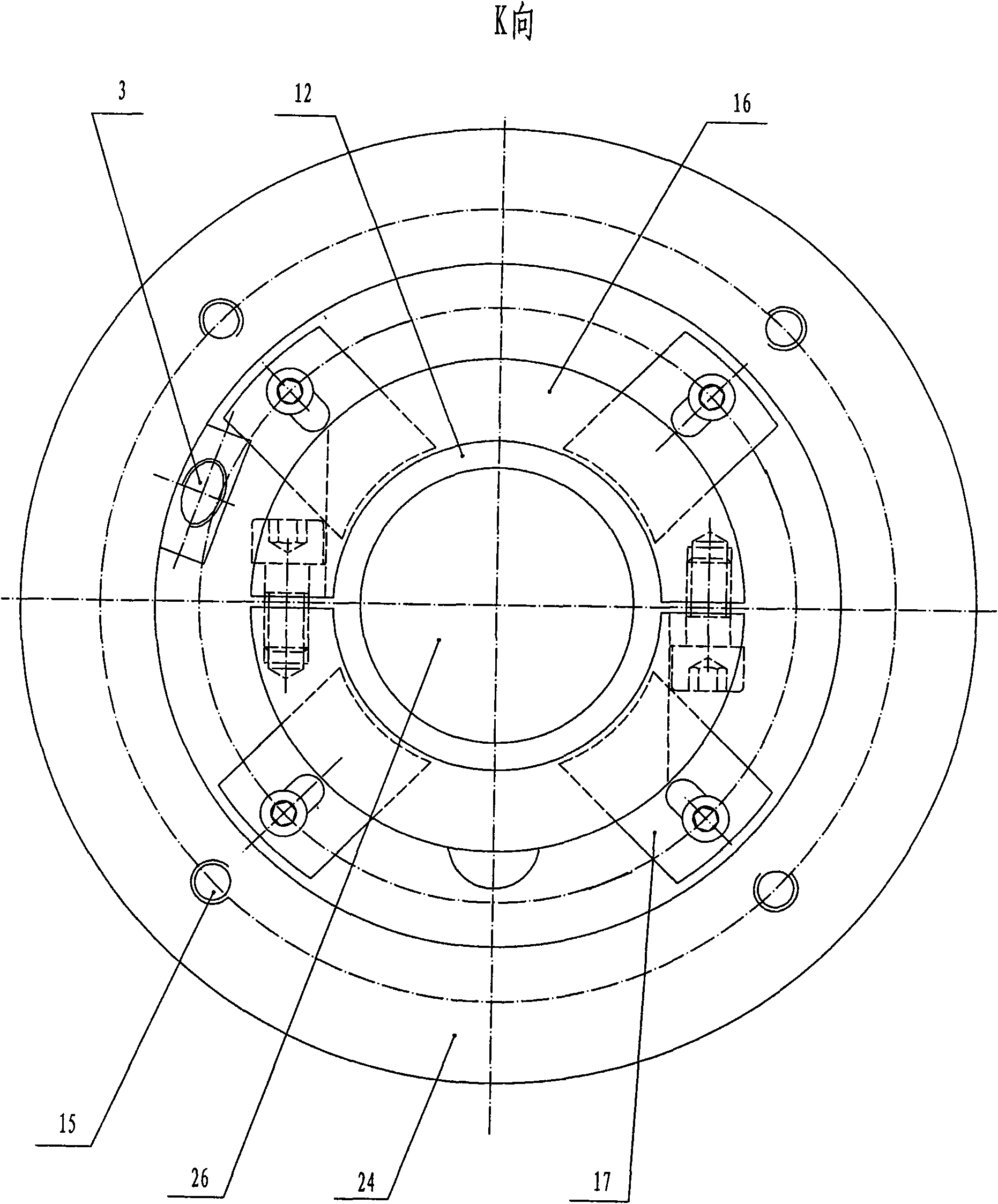 Anti-vortex wearable mechanical seal