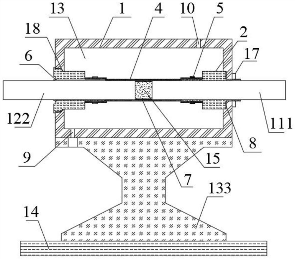 Confining pressure loading device based on split Hopkinson pressure bar