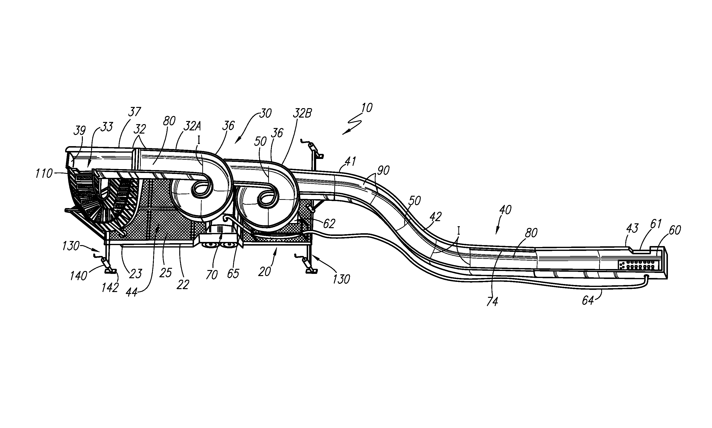 Mobile, modular water amusement ride