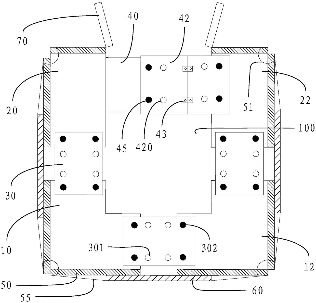 Plug-in high-altitude welding platform and its installation method