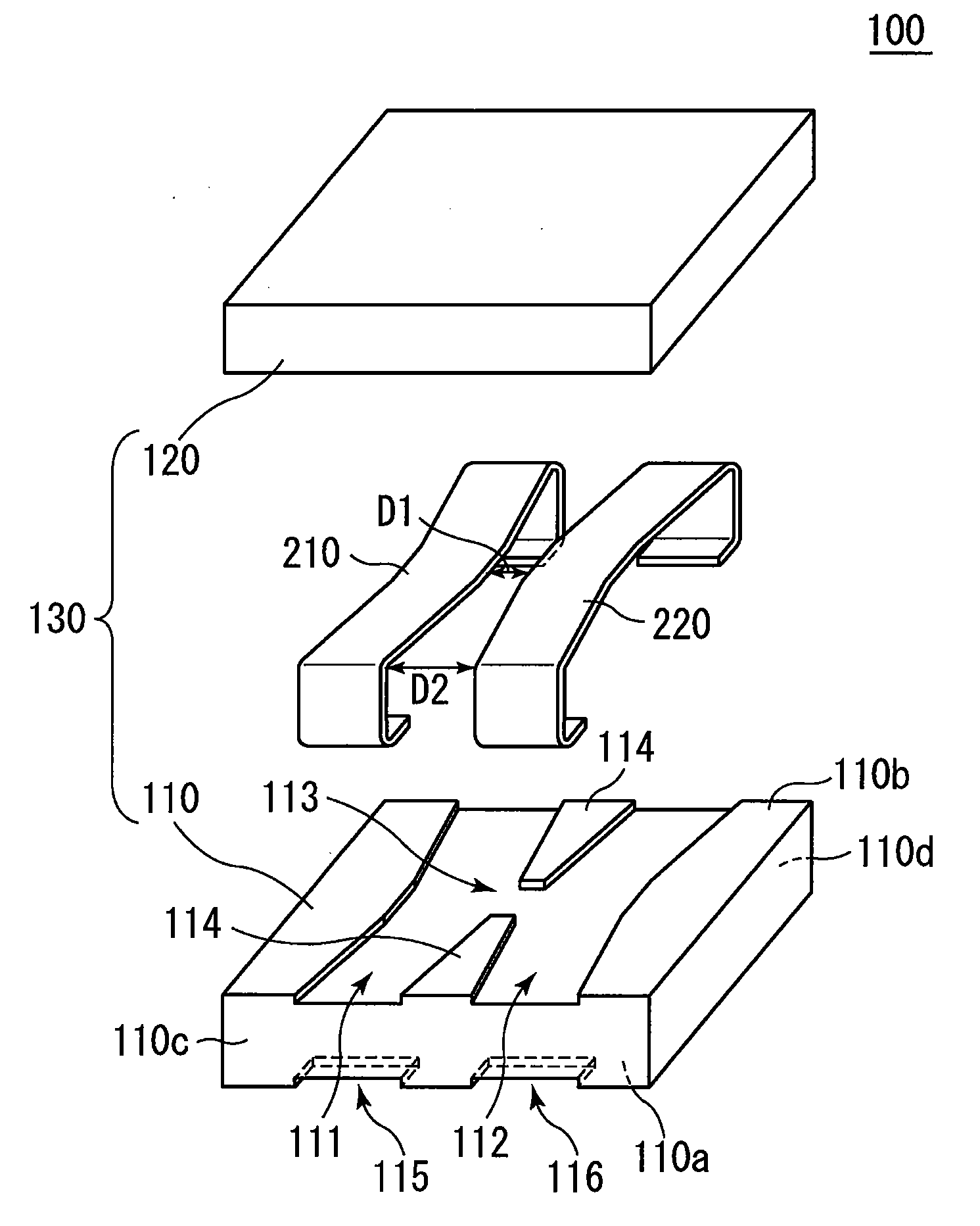 Coil component and power-supply device provided therewith