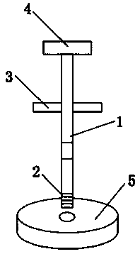 Vertical goods shelf