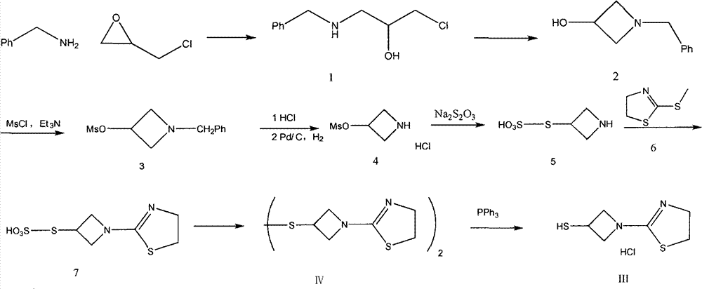 Preparation method for intermediate of tebipenem pivoxil
