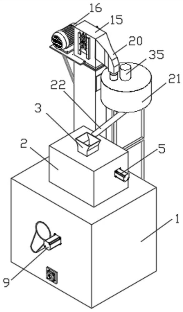 Environment-friendly biomass fuel production device and production method