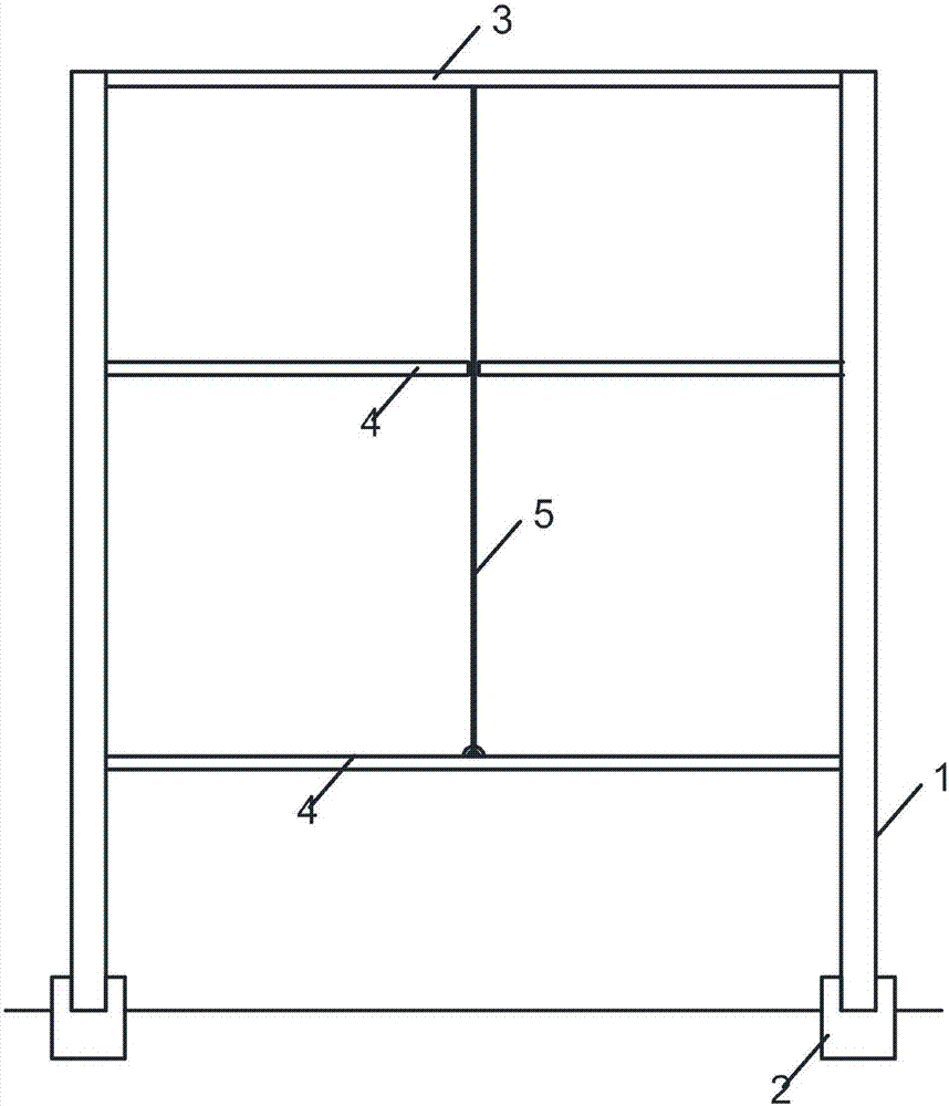 Construction method for suspension girder hanger plate and suspension girder hanger plate structure